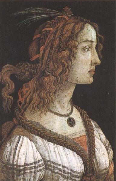 Sandro Botticelli Workshop of Botticelli,Portrait of a Young woman Germany oil painting art